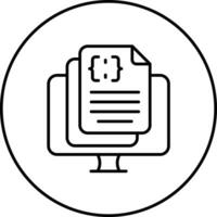 Programming Notes Vector Icon