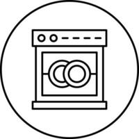 Dishwasher Vector Icon