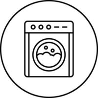 Laundry Machine Vector Icon