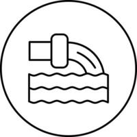 Factory Waste Vector Icon