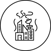 City Pollution Vector Icon