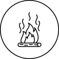 Fire Pollution Vector Icon