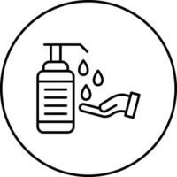 Hand Gel Vector Icon