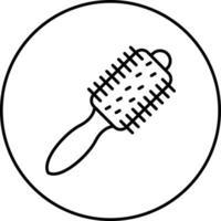 Hair Brush Vector Icon