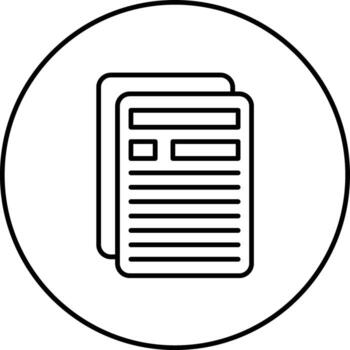 icono de vector de documentos