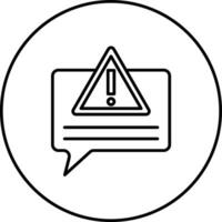 Message Alert Vector Icon
