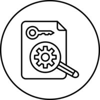 Keywords Optimization Vector Icon
