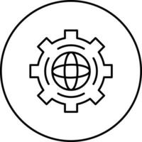 Global Settings Vector Icon
