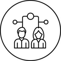 User Connection Vector Icon
