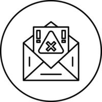 Email Alert Vector Icon