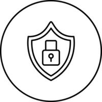 Lock Shield Vector Icon