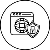 Internet Security Vector Icon