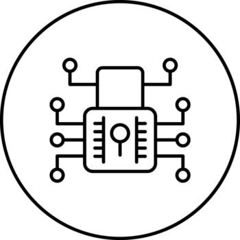 Data Encryption Vector Icon