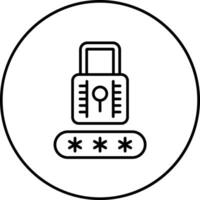 Password Locked Vector Icon