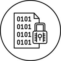 File Encryption Vector Icon