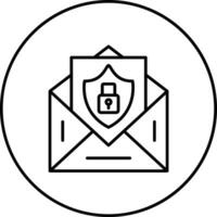 Email Security Vector Icon