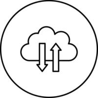 Cloud Switch Vector Icon