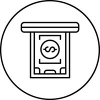 Cash Withdrawal Vector Icon