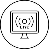 Broadcasting Vector Icon