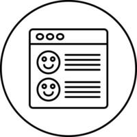 Positive Review Vector Icon