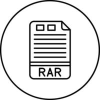 RAR Vector Icon