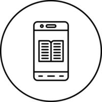 Mobile Ebook Vector Icon