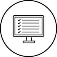 Online Survey Vector Icon