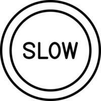 Slow Vector Icon