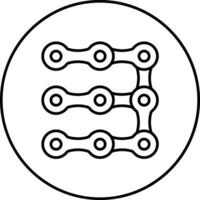 Cycle Chain Vector Icon