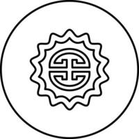 Moon Cake Vector Icon