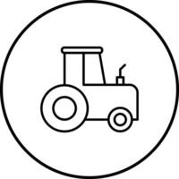 icono de vector de tractor