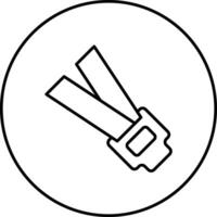 Seat Belt Vector Icon