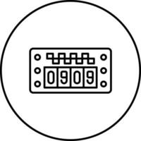 Taxi Meter Vector Icon