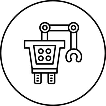 Autonomous Robotics Vector Icon