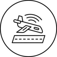 inteligente vuelo vector icono