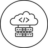 software definido redes vector icono