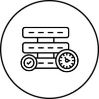 icono de vector de disponibilidad
