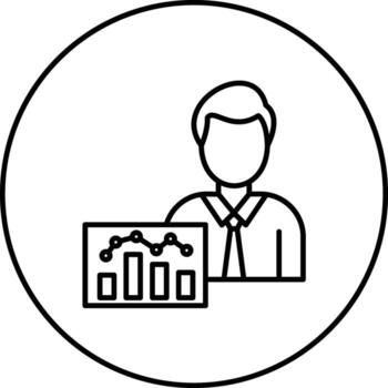 Data Analyst Vector Icon
