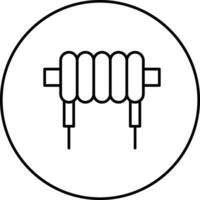 inductor vector icono