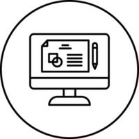 Online Content Vector Icon