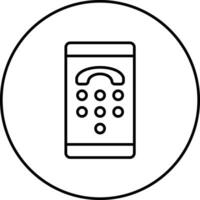 Dial Pad Vector Icon