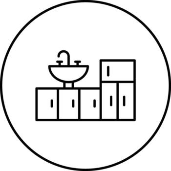 icono de vector de cocina
