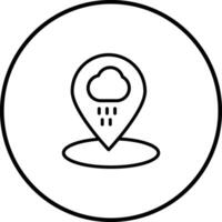 local clima vector icono