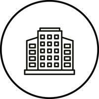 icono de vector de hotel