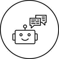 Chat Bot Vector Icon