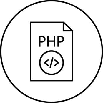 PHP File Vector Icon
