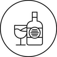 icono de vector de vino