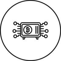 Crypto Vault Vector Icon