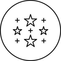 icono de vector de estrellas