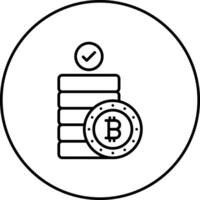 Proof of Stake Vector Icon